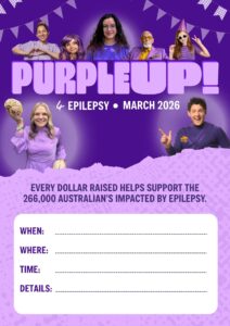 Purple Up Event Flyer 1