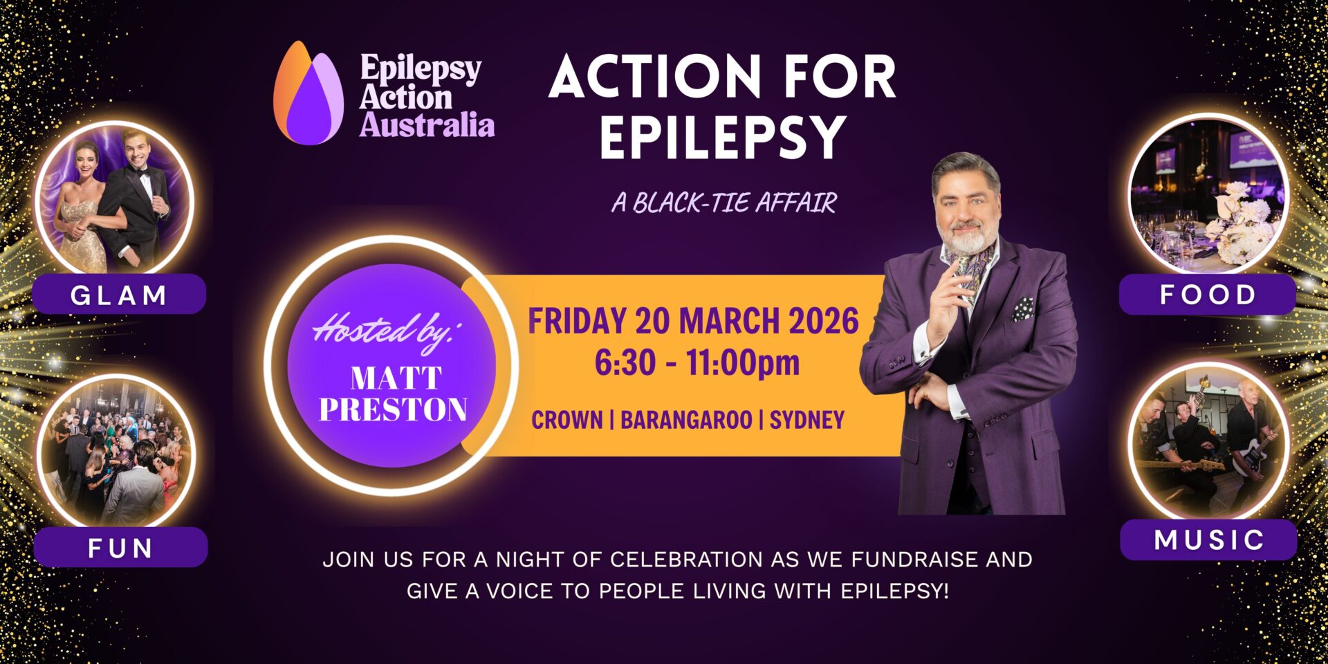 Action for Epilepsy | Gala Dinner 1 Copy of Gala Dinner Banner