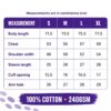 t-shirt sizes
